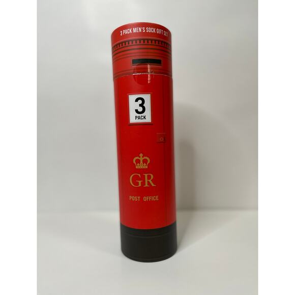 Carnaby Sock Co London Mens Socks NEW Cylinder Gift Box Holder 3 pairs Holiday - Picture 8 of 10